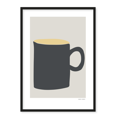 Big Coffee Cup Framed Print by Hadden and Hadden