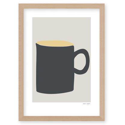 Big Coffee Cup Framed Print by Hadden and Hadden