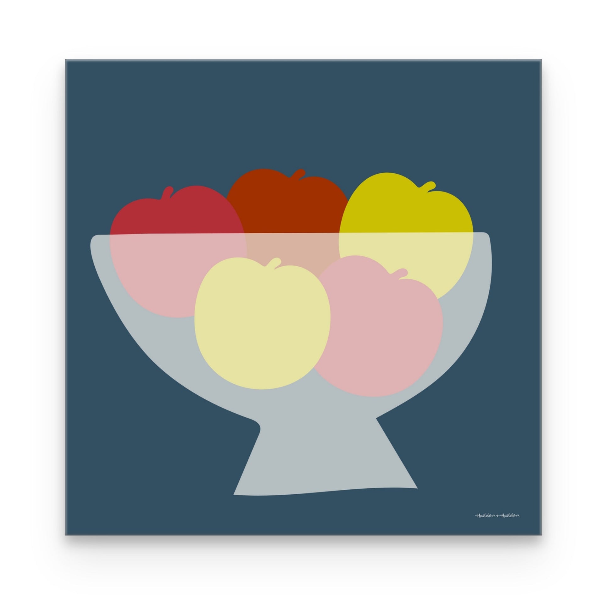 Bowl of Apples Canvas Canvas Wall Art by Hadden and Hadden