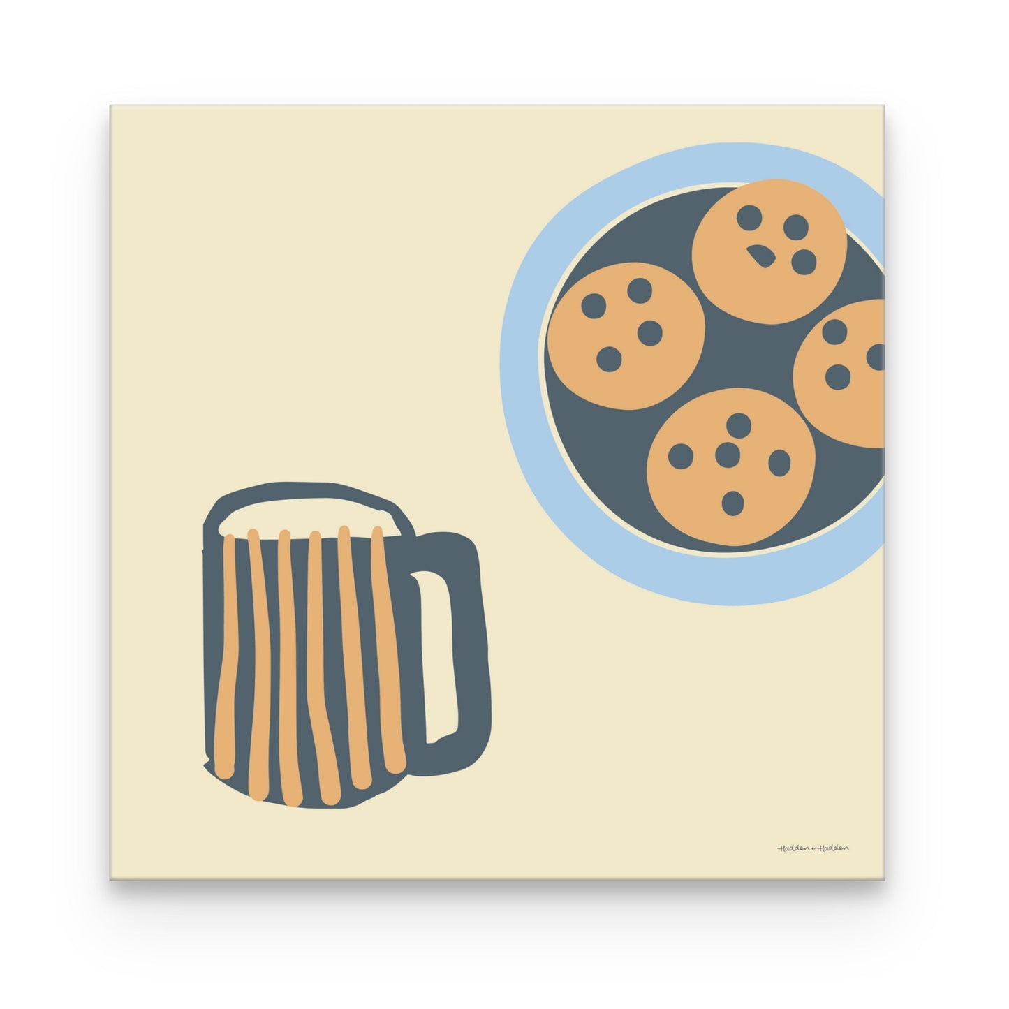 Coffee and Cookies Canvas Canvas Wall Art by Hadden and Hadden