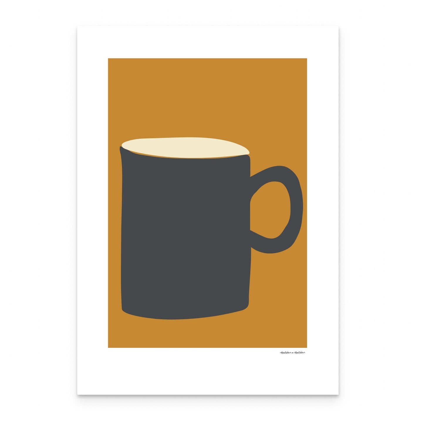 Coffee Cup Framed Print by Hadden and Hadden