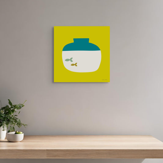 Fish in a Bowl Canvas Canvas Wall Art by Hadden and Hadden