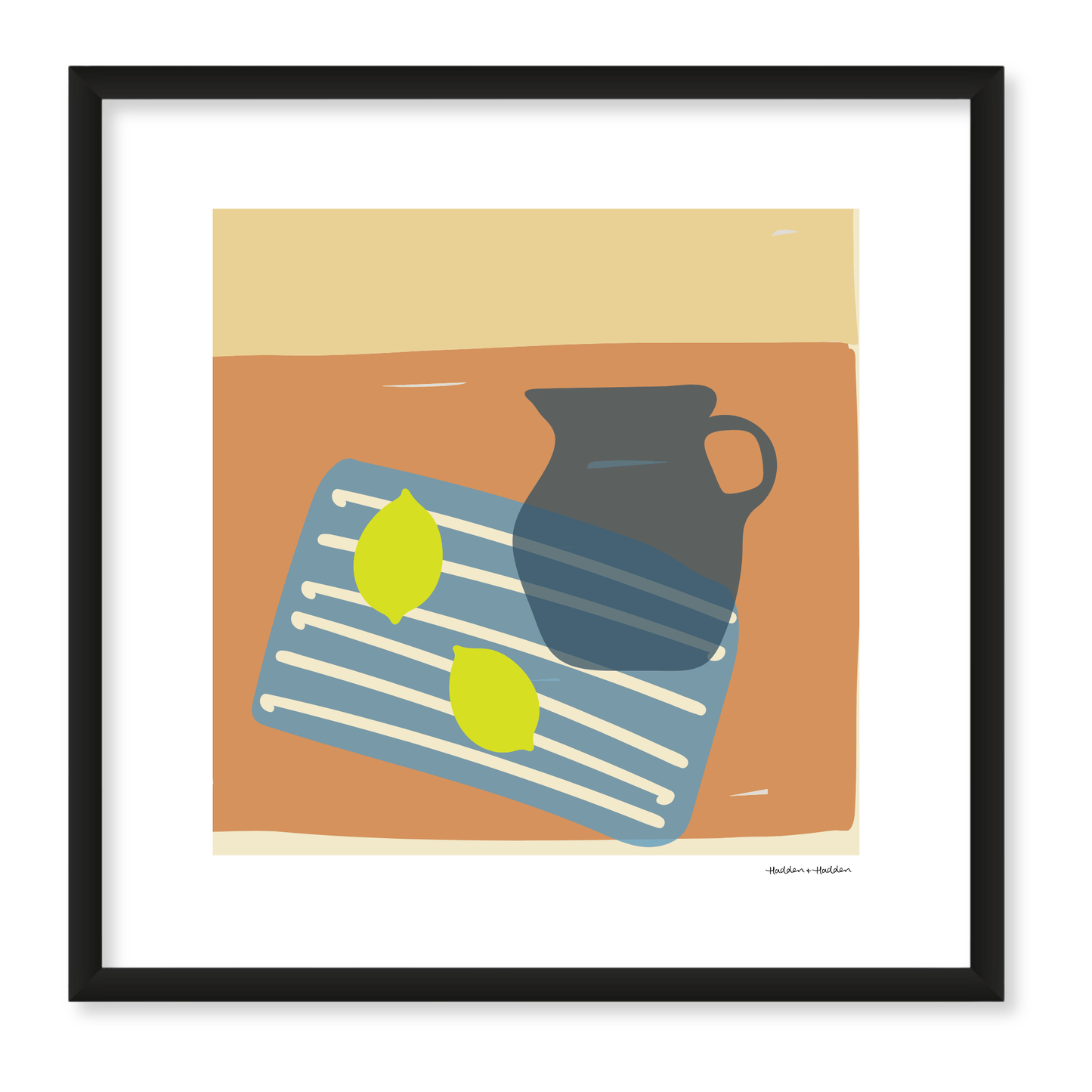 Lemonade Still Life Framed Print by Hadden and Hadden