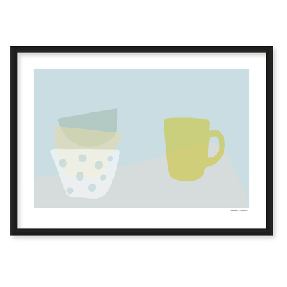 Misty Cups Framed Print by Hadden and Hadden