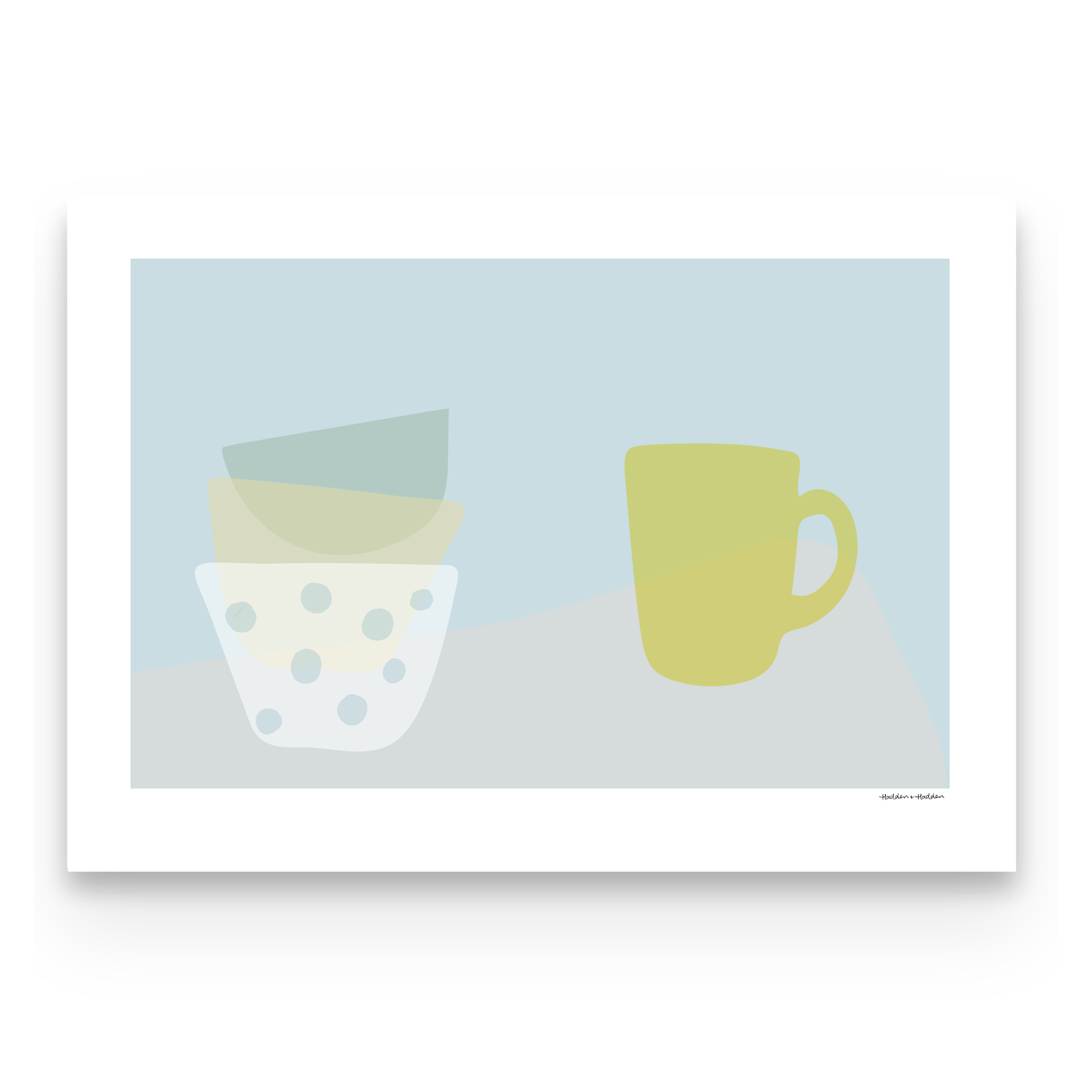 Misty Cups Framed Print by Hadden and Hadden