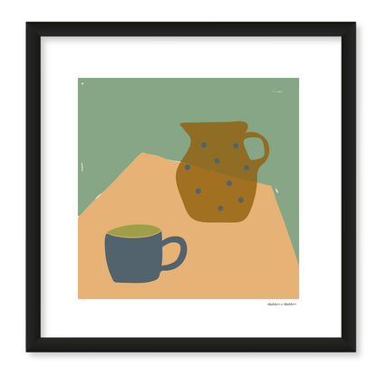 Tea Time Still Life Framed Print by Hadden and Hadden