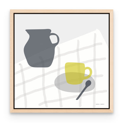 Teacup and Jug Still Life Canvas Canvas Wall Art by Hadden and Hadden