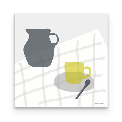 Teacup and Jug Still Life Canvas Canvas Wall Art by Hadden and Hadden